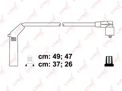 Комплект проводов зажигания LYNXauto купить