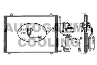 Конденсатор, кондиционер AUTOGAMMA купить