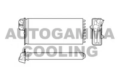 Теплообменник, отопление салона AUTOGAMMA купить