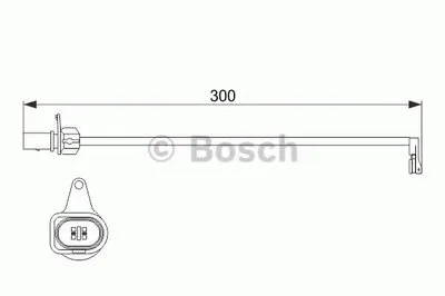 Сигнализатор, износ тормозных колодок BOSCH купить