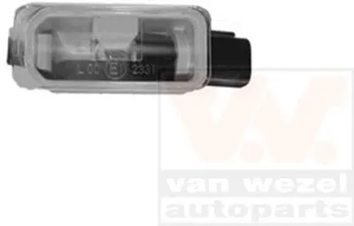 Фонарь освещения номерного знака VAN WEZEL купить