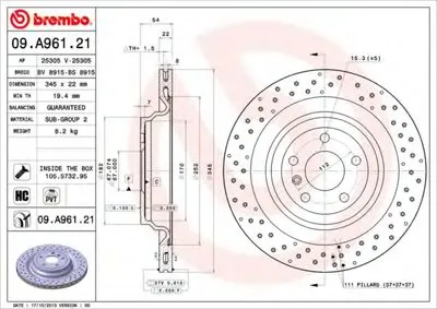 Тормозной диск COATED DISC LINE AP купить