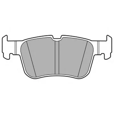 Комплект тормозных колодок, дисковый тормоз DELPHI купить