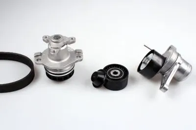 Водяной насос + комплект ручейковых ремней HEPU купить