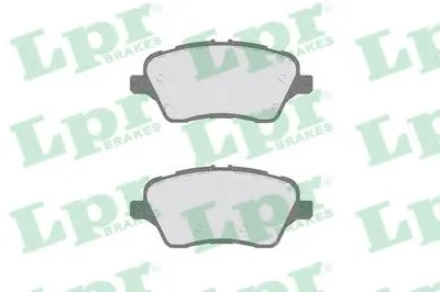 Комплект тормозных колодок, дисковый тормоз LPR купить