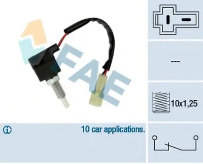 Выключатель, привод сцепления (Tempomat) FAE купить