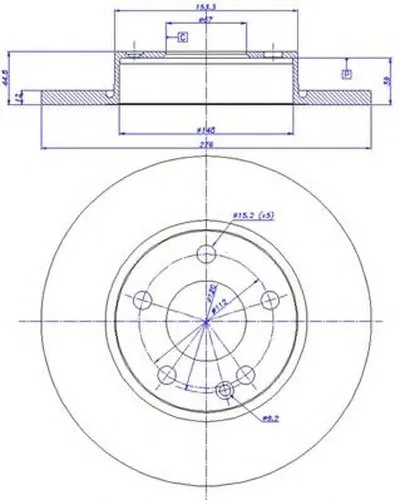 Тормозной диск HC CAR купить