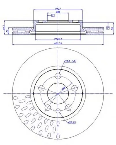 Тормозной диск HC CAR купить