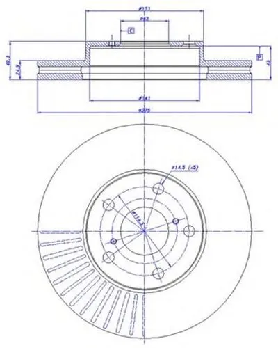 Тормозной диск CAR купить
