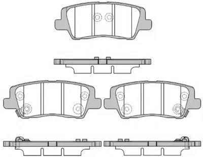 Комплект тормозных колодок, дисковый тормоз KAWE купить