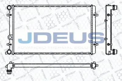 Радиатор, охлаждение двигателя JDEUS купить