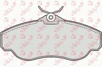 Комплект тормозных колодок, дисковый тормоз VILLAR купить
