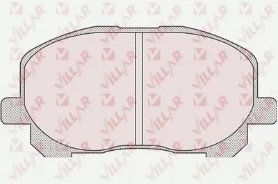 Комплект тормозных колодок, дисковый тормоз VILLAR купить