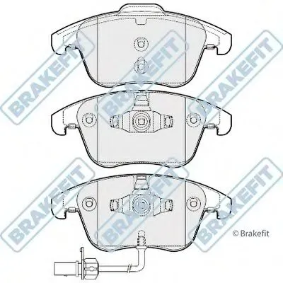 Комплект тормозных колодок, дисковый тормоз Brake Fit APEC braking купить