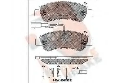 Комплект тормозных колодок, дисковый тормоз R BRAKE купить
