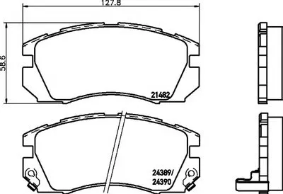 Комплект тормозных колодок, дисковый тормоз TEXTAR купить