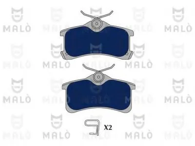 Комплект тормозных колодок, дисковый тормоз MALÒ купить