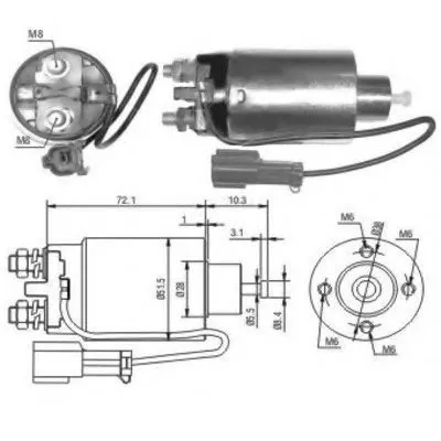 Тяговое реле, стартер HOFFER купить