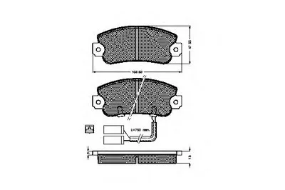 Комплект тормозных колодок, дисковый тормоз SPIDAN купить
