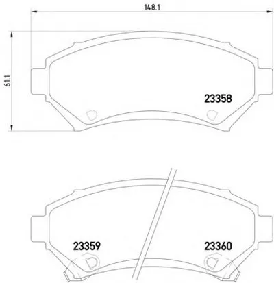 Комплект тормозных колодок, дисковый тормоз HELLA купить
