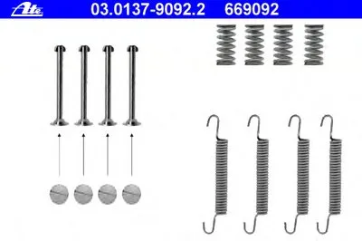 Комплектующие, стояночная тормозная система ATE купить