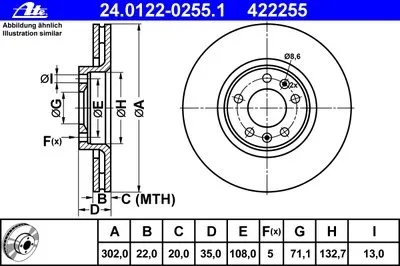 Тормозной диск ATE купить
