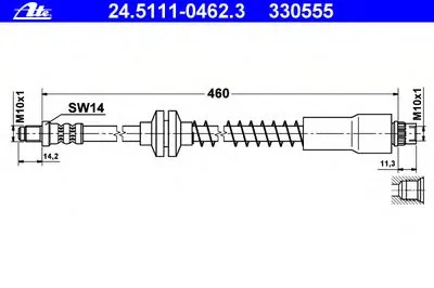 Тормозной шланг ATE купить