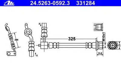 Тормозной шланг ATE купить
