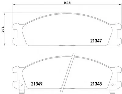 Комплект тормозных колодок, дисковый тормоз HELLA PAGID купить