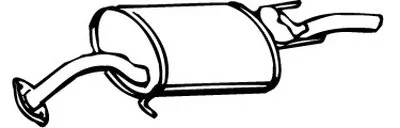 Глушитель выхлопных газов конечный WALKER купить