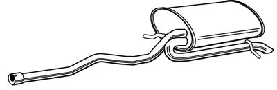 Глушитель выхлопных газов конечный WALKER купить