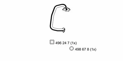 Труба выхлопного газа ERNST купить