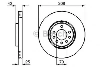 Тормозной диск BOSCH купить