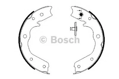 Комплект тормозных колодок; Комплект тормозных колодок, стояночная тормозная система BOSCH купить