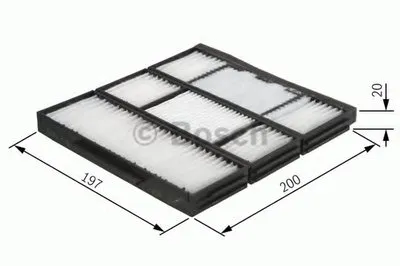 Фильтр, воздух во внутренном пространстве BOSCH купить