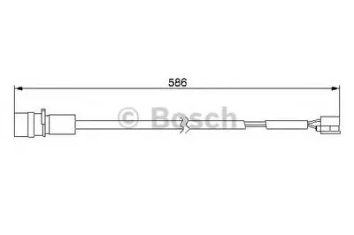 Сигнализатор, износ тормозных колодок BOSCH купить