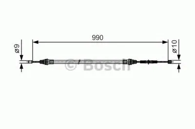 Трос, стояночная тормозная система BOSCH купить