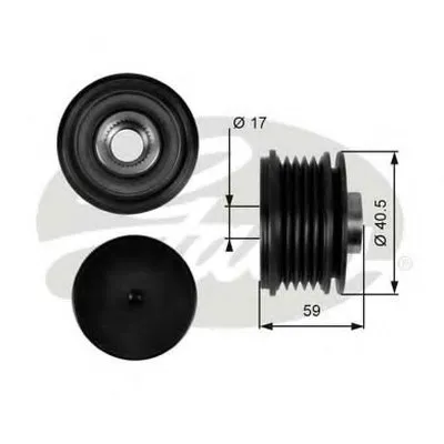 Механизм свободного хода генератора DriveAlign® GATES купить