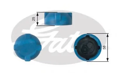 Крышка, резервуар охлаждающей жидкости GATES купить