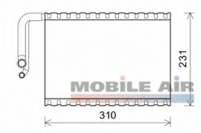 Испаритель, кондиционер VAN WEZEL купить