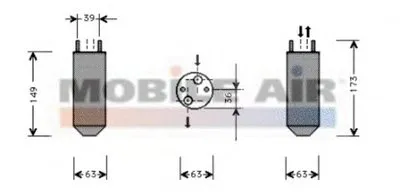 Осушитель, кондиционер VAN WEZEL купить
