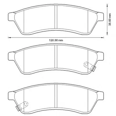 Комплект тормозных колодок, дисковый тормоз JURID купить