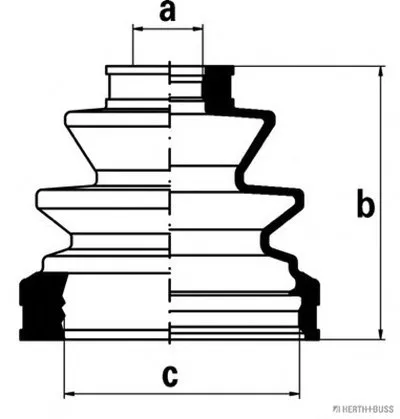 Комплект пылника, приводной вал HERTH+BUSS JAKOPARTS купить