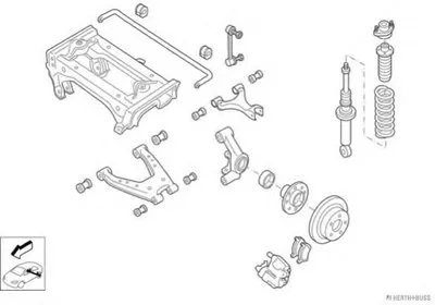 Рулевое управление; Подвеска колеса HERTH+BUSS JAKOPARTS купить