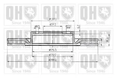 Тормозной диск QUINTON HAZELL купить