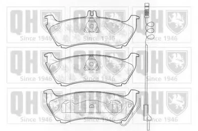 Комплект тормозных колодок, дисковый тормоз QUINTON HAZELL купить