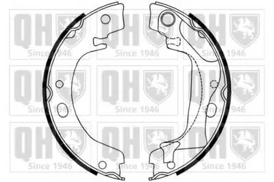 Комплект тормозных колодок, стояночная тормозная система QUINTON HAZELL купить