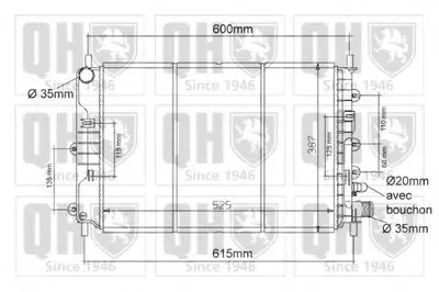 Радиатор, охлаждение двигателя QUINTON HAZELL купить