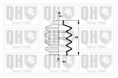 Комплект пылника, приводной вал QUINTON HAZELL купить