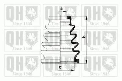 Комплект пылника, приводной вал QUINTON HAZELL купить